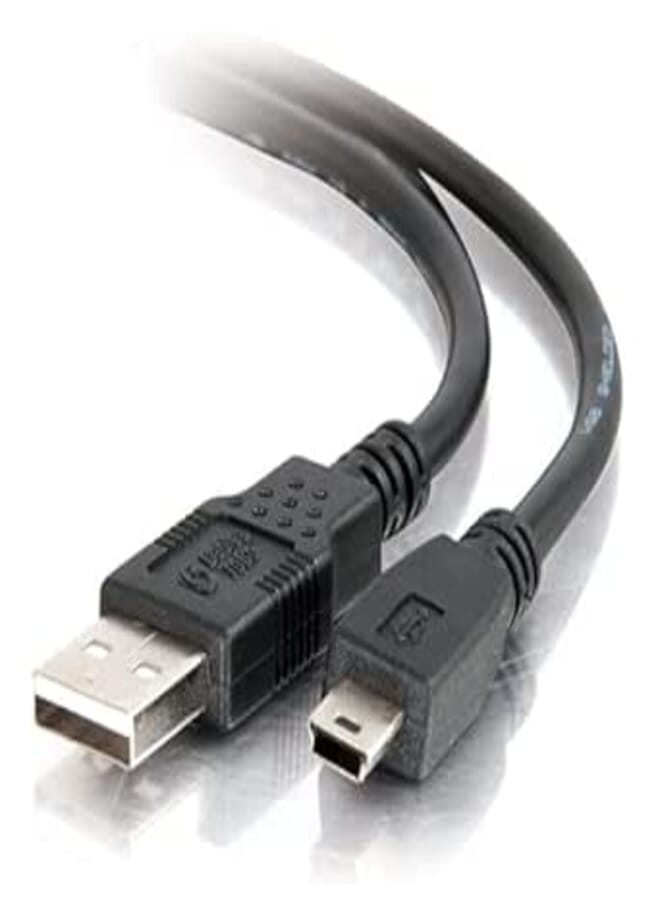 C2G 1m USB 2.0 A to Mini USB B Cable, Suitable for Data Transfer and Charging Smart Phones, Cameras, MP3s, PDAs and other Mini B Devices